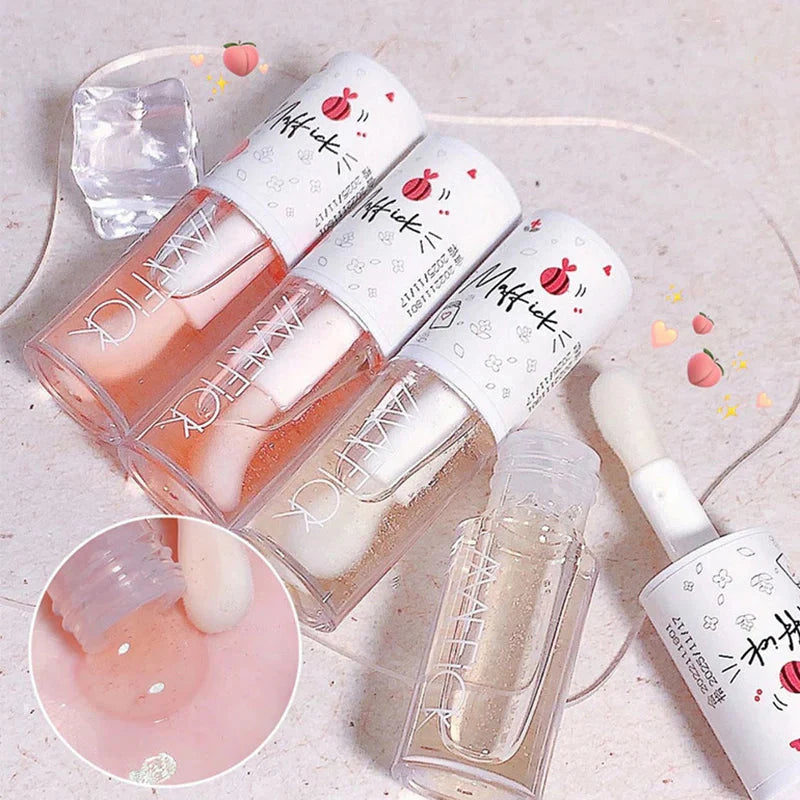 Make up Korean Beauty Cosmetics Lip Ink Gloss Labial Lips Moisturizer Jelly Lipstick Bright Oil Moisturizing Balm Big Lip Brush